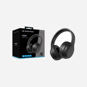 Conceptronic PARRIS03B Casque Arceau Bluetooth 5.4 Filaire/Sans Fil Noir, Autonomie 30h, 20-20000Hz, Microphone intégré, Poids 198.5g - Miniature 3