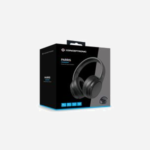 Conceptronic PARRIS03B Casque Arceau Bluetooth 5.4 Filaire/Sans Fil Noir, Autonomie 30h, 20-20000Hz, Microphone intégré, Poids 198.5g - Miniature 4