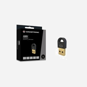Conceptronic ABBY16B Adaptateur Bluetooth 5.3 USB 2.0, 3 Mbit/s, Portée 20m, 2.4GHz, Windows 8.1/10/11, Dimensions 7x15x30mm, Noir - Miniature 2