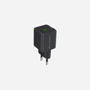 Conceptronic ALTHEA16B Chargeur Secteur Universel 33W, USB-A + USB-C, Power Delivery 3.0 & Quick Charge 3.0, 100-240V, Câble 1.5m, Noir - Miniature 2