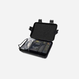 Testeur de câble réseau Equip 129968 : BNC, RJ11, RJ12, RJ45, PoE testing, 4 ports RJ45, LED, 9V, RoHS, 109x23.5x80mm, housse de rangement incluse - Miniature 4