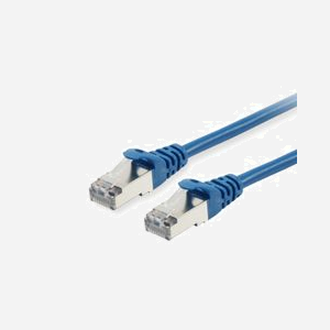 Equip 606213 Câble Réseau 25m Cat6a S/FTP (S-STP) RJ-45 Mâle-Mâle Bleu 10GBase-T LSZH Cuivre 26/7 PoE+ 500MHz