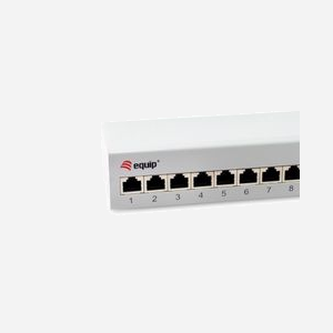 Equip 326522 : Baie de Branchements 12 Ports RJ-45 10GBase-T Cat6a, Métal Gris, 212.5x109.3x44.3mm, Certifiée CE/RoHS - Miniature 3