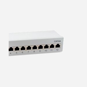 Equip 326522 : Baie de Branchements 12 Ports RJ-45 10GBase-T Cat6a, Métal Gris, 212.5x109.3x44.3mm, Certifiée CE/RoHS - Miniature 4