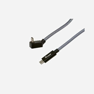 Equip 128423 Câble USB4 Gen 2x2 Type-C Mâle/Mâle 3.0m, PD 240W, 4K/60Hz, 20Gbps, PVC Tressé, Contacts Nickel, Blindage Aluminium - Miniature 2