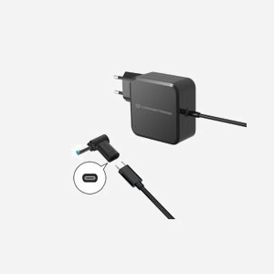 Conceptronic ABBY15PC01 : Carte d'alimentation Laptop HP, Entrée 18-20V, 30x30x6mm, Noir, Conforme CE/RoHS. Dimensions emballage 50x25x65mm - Miniature 2