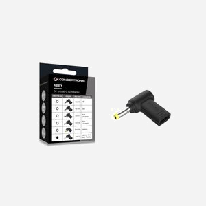 Conceptronic ABBY15PC06 : Module d'Alimentation Laptop Universel 18-20V, Noir, Dimensions 30x30x6mm, Compatibilité Multimarque, Certifié CE/RoHS - Miniature 3