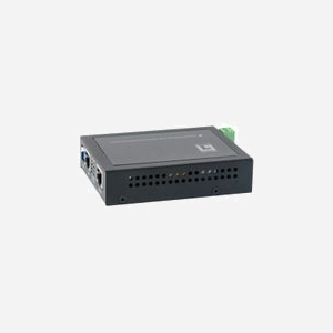 LevelOne VDS-2201 Convertisseur de Média Réseau Gigabit Ethernet, 1 port RJ-45, Distance 3000m, PoE, Boîtier Métal, Alimentation 12-24V, Normes IEEE 802.3/u/z - Miniature 2