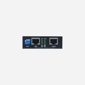 LevelOne VDS-2201 Convertisseur de Média Réseau Gigabit Ethernet, 1 port RJ-45, Distance 3000m, PoE, Boîtier Métal, Alimentation 12-24V, Normes IEEE 802.3/u/z - Miniature 3