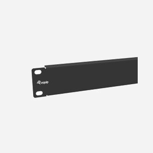 Equip 327530 Panneau Caché Rack 1U Acier Noir 25.4x44.5x14.5mm Conforme RoHS pour Baie Serveur ou Réseau - Miniature 2
