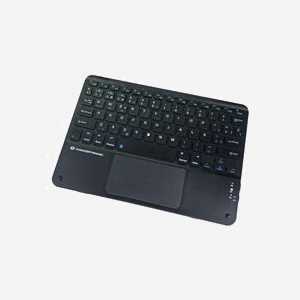 Conceptronic TOBIN01BES Clavier Bluetooth QWERTY Espagnol Noir, Universel, Touchpad Intégré, Bluetooth 5.4, Compatible Windows/Mac/iOS/iPadOS, Batterie Rechargeable, 245x175x6mm, 205g - Miniature 4