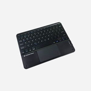 Conceptronic TOBIN01BUS : Clavier Universel Bluetooth 5.4 QWERTY US 80-87% noir, Pavé Tactile, Compatible Windows/macOS/iOS/iPadOS, 245x175x6mm - Miniature 3