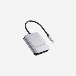 Conceptronic BIAN09G Lecteur Cartes Mémoire USB 3.2 Gen 2 Type-C Gris - CFast 2.0, MicroSD/SD - 10000 Mbit/s - Aluminium - Windows/macOS/Android - Miniature 2