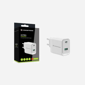 Conceptronic ALTHEA20W45 Chargeur Secteur 45W Universel, 1x USB-C Power Delivery 3.0/PPS, 1x USB-A, Quick Charge 3.0, Protections Court-Circuit/Surcharge/Surchauffe - Miniature 4