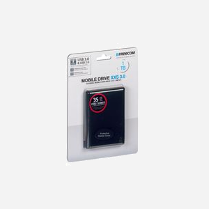 Freecom Mobile Drive XXS 3.0 - Disque Dur Externe 1To 2.5" USB 3.2 Gen 1 Noir - HDD 5000 Mbit/s - FAT32 - Compatible Windows/macOS - Miniature 4