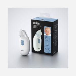 Braun BNA100EU Aspirateur Électrique Blanc sur Batterie avec Pointes Amovibles, Aspiration Réglable, Compatible dès 0 mois - 1 Batterie supportée - Miniature 2