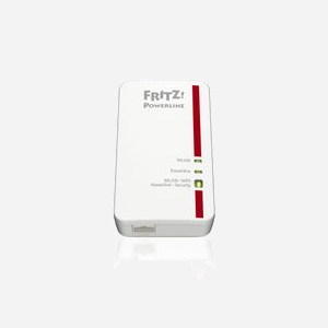AVM FRITZ!Powerline 1240E WLAN Set : Adaptateur Powerline 1200 Mbit/s, Gigabit Ethernet, WiFi 4 (802.11n), 1x RJ45, HomePlug AV2, AES 128-bit, Blanc - Miniature 2