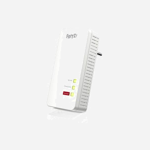 AVM FRITZ!Powerline 1260 : Adaptateur Powerline 1200 Mbit/s, Wi-Fi 5 (802.11ac), Gigabit Ethernet, HomePlug AV2, LAN, Blanc, Type F