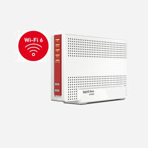 AVM FRITZ!Box 6690 Routeur Wi-Fi 6 (802.11ax) Bi-bande 4800 Mbit/s Gigabit Ethernet 4 ports RJ45, 2 ports USB 3.2, Serveur FTP, Blanc - Miniature 2