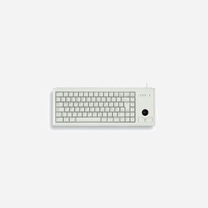 CHERRY G84-4400 Clavier Compact PS/2 QWERTY US 83 touches Gris avec Trackball, Câble 1.75m, Dimensions 370x139x19.6mm, Certification CE/VDE/cURus - Miniature 3