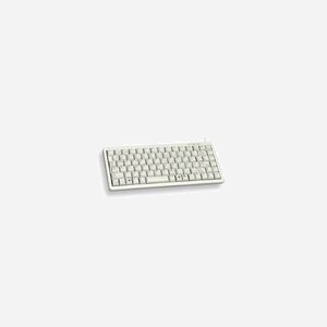 CHERRY G84-4100 Clavier Compact Filaire, AZERTY FR, USB/PS2, Gris Clair, 86 Touches, Durée de vie 20M Caractères, Dimensions 282x132x26mm - Miniature 2