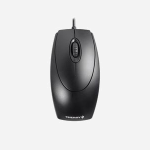 CHERRY M-5450 Wheelmouse Optical : Souris filaire noire, 1000 DPI, USB Type-A + PS/2, design ambidextre, câble 1.8m - Miniature 2