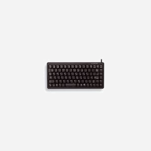 CHERRY G84-4100 Clavier Compact Filaire Noir AZERTY-FR, Interface USB/PS2, Technologie ML, 86 Touches, Dimensions 282x132x26mm