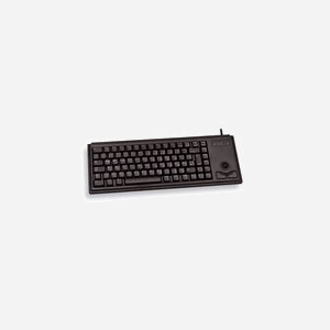 CHERRY G84-4400LUBEU-2 Clavier USB QWERTY US 83 Touches avec Trackball Intégré - Noir, Câble 1.75m, Usage Universel, Dimensions 370x139x19.6mm - Miniature 3