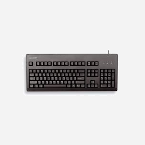 Clavier CHERRY G80-3000 USB, Layout Anglais US, 104 touches, Durée de vie 50M frappes, Noir, Câble 1.75m, Dimensions 470x195x44mm