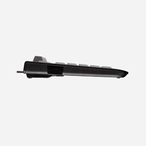 Clavier CHERRY KC 1000 SC USB QWERTZ Allemand Noir - Membrane, 105 touches, Hub USB, Longueur câble 1.8m, Compatible Windows/macOS/Linux - Miniature 4