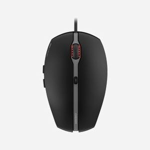 CHERRY GENTIX 4K Souris Filaire USB Noire, 3600 DPI Optique, 6 Boutons Programmables, Ambidextre, Câble 1.8m, Certification CE/FCC - Miniature 1