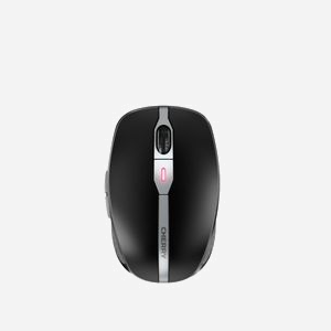 CHERRY MW 9100 Souris Ambidextre RF sans fil + Bluetooth, 2400 DPI, Batterie 550mAh Lithium-Ion, USB-C, Nano Récepteur USB, Cryptage AES-128