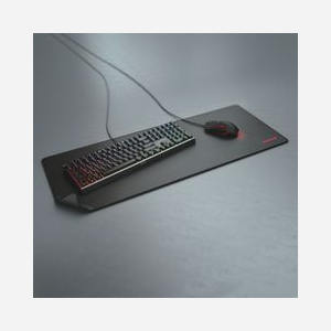 CHERRY MP 2000 XXL - Tapis de Souris Gaming Noir 800x350x5 mm, Base Antidérapante, Surface Monochromatique, Température 0-50°C, Référence JA-0510 - Miniature 4