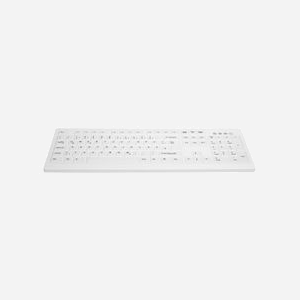 Clavier Médical CHERRY AK-C8100F-U1-W/US USB QWERTY US Membrane 105 touches Blanc, 449x142x26mm, compatible Windows/macOS/Linux, certifications CE/RoHS/FCC - Miniature 3