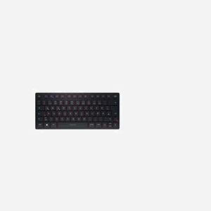 CHERRY KW 9200 MINI - Clavier 75% QWERTZ Allemand Noir, Cherry SX, USB + RF Wireless + Bluetooth 5.0, Rechargeable, Batterie Li-Ion - Miniature 5