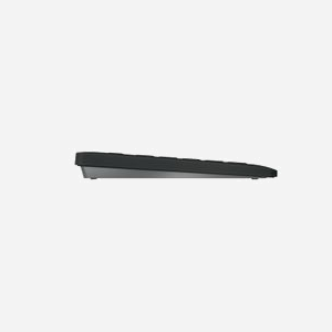 CHERRY Stream Clavier Universel QWERTZ Allemand Noir - Connectivité Sans Fil + USB, Cherry SX, 115 Touches, Portée 10m, Alimentation Batterie AA - Miniature 2
