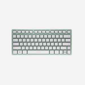 CHERRY KW 7100 MINI BT Clavier US International QWERTY Bluetooth 5.1 Cherry SX ciseaux 78 touches Couleur menthe - Miniature 1