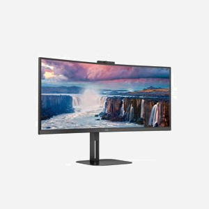 AOC CU34V5CW/BK Écran LED 34" WQHD 3440x1440 VA Incurvé 1500R, 100Hz, 1ms, USB-C 65W, Hub USB 3.2, Webcam Windows Hello, AMD FreeSync - Miniature 5
