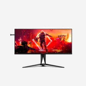 AOC AGON AG405UXC Moniteur LCD 39.5" WQHD 3440x1440 144Hz 1ms MPRT IPS HDR400 USB-C 90W FreeSync Premium Noir - Miniature 2