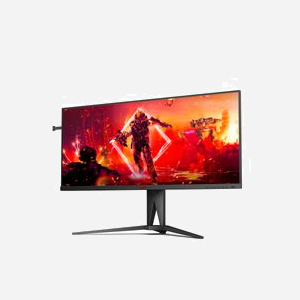AOC AGON AG405UXC Moniteur LCD 39.5" WQHD 3440x1440 144Hz 1ms MPRT IPS HDR400 USB-C 90W FreeSync Premium Noir - Miniature 3