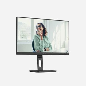 AOC Q27P3CV Moniteur 27" QHD IPS 2560x1440 75Hz 4ms, Hub USB-C 65W RJ-45, DisplayPort/HDMI, Luminosité 350cd/m², Temps de réponse 4ms - Miniature 3