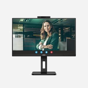 AOC Q27P3QW Moniteur 27" IPS QHD 2560x1440 75Hz 4ms 350cd/m² Webcam 2MP Windows Hello™ USB 3.2 Gen 1 Haut-parleurs intégrés - Miniature 2