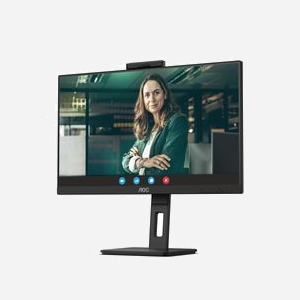 AOC Q27P3QW Moniteur 27" IPS QHD 2560x1440 75Hz 4ms 350cd/m² Webcam 2MP Windows Hello™ USB 3.2 Gen 1 Haut-parleurs intégrés - Miniature 3