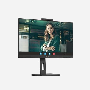 AOC Q27P3QW Moniteur 27" IPS QHD 2560x1440 75Hz 4ms 350cd/m² Webcam 2MP Windows Hello™ USB 3.2 Gen 1 Haut-parleurs intégrés - Miniature 4