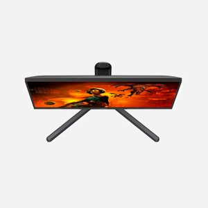 AOC U27G3X/BK - Moniteur 27" 4K UHD IPS 160Hz 1ms G-Sync Compatible - 3840x2160, HDMI 2.0, DisplayPort 1.2, Hub USB 3.2 - Noir/Rouge - Miniature 3