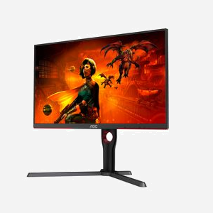 AOC U27G3X/BK - Moniteur 27" 4K UHD IPS 160Hz 1ms G-Sync Compatible - 3840x2160, HDMI 2.0, DisplayPort 1.2, Hub USB 3.2 - Noir/Rouge - Miniature 5