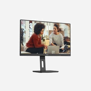 AOC U27E3UF Moniteur 27" 4K Ultra HD IPS LED 3840x2160 60Hz, 4ms GTG, 350cd/m², HDMI 2.0/DisplayPort 1.4, Hub USB 3.2, Adaptive Sync, Noir - Miniature 5