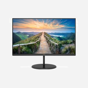 AOC U27V4EA Moniteur 27" 4K UHD IPS LED 3840x2160 60Hz, 4ms, 350cd/m², HDMI 2.0/DisplayPort 1.2, Adaptive Sync, Flicker-Free, Low Blue Light - Miniature 3