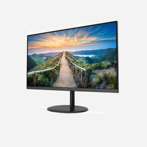 AOC U27V4EA Moniteur 27" 4K UHD IPS LED 3840x2160 60Hz, 4ms, 350cd/m², HDMI 2.0/DisplayPort 1.2, Adaptive Sync, Flicker-Free, Low Blue Light - Miniature 4