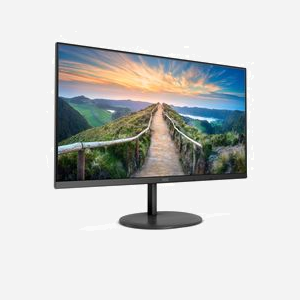 AOC U27V4EA Moniteur 27" 4K UHD IPS LED 3840x2160 60Hz, 4ms, 350cd/m², HDMI 2.0/DisplayPort 1.2, Adaptive Sync, Flicker-Free, Low Blue Light - Miniature 5